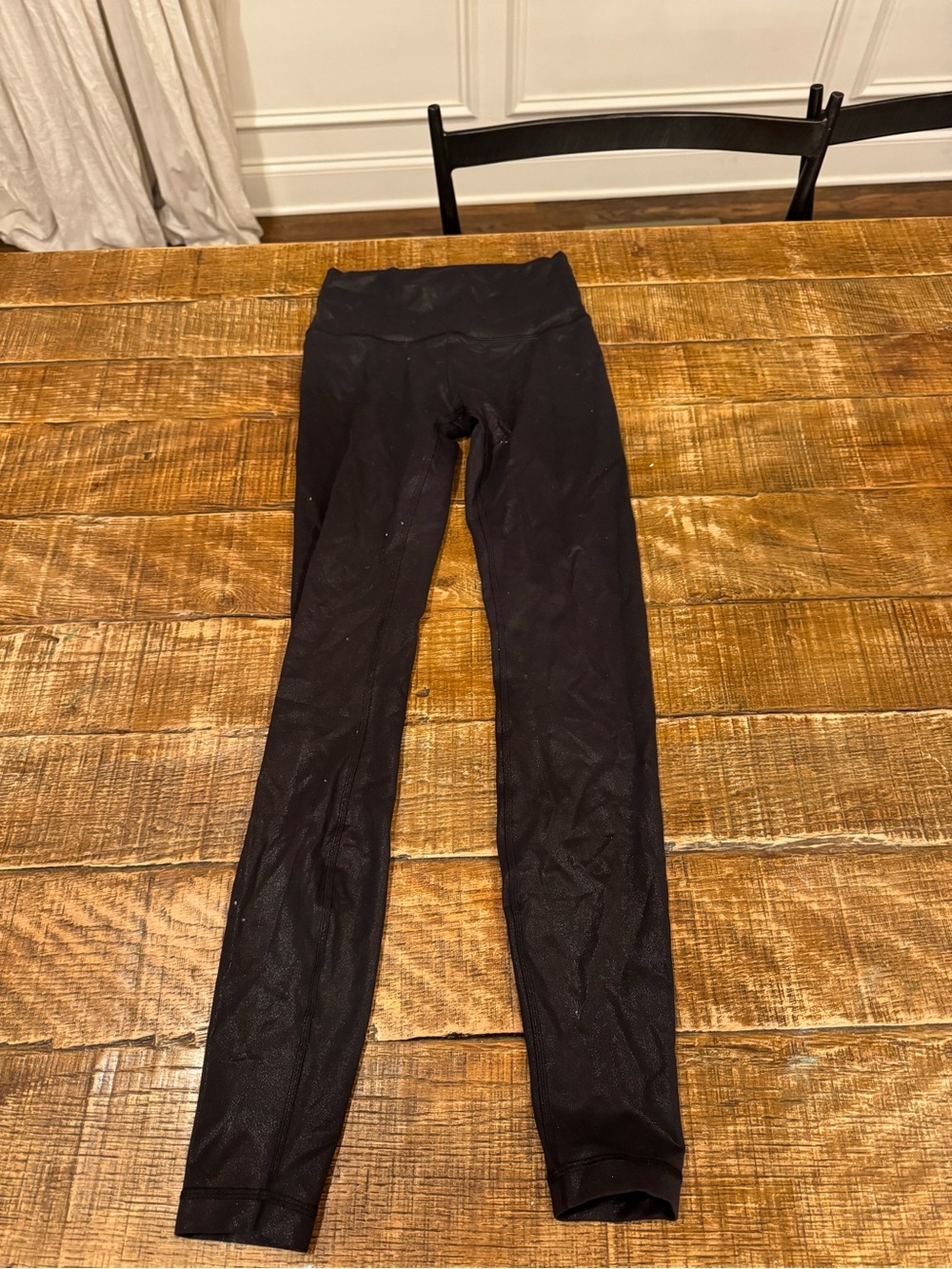 Black High-Waist Active Leggings